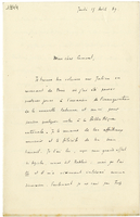 Lettera di  BERGMANS