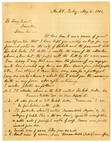 Lettera di  SANDERS