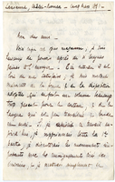 Lettera di  CHAVANNES