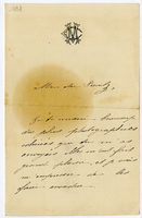 Lettera di  CUMONT