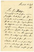 Lettera di VON ARNIM