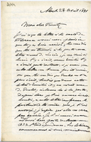 Lettera di  CUMONT