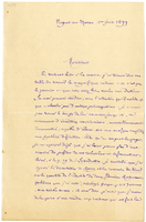 Lettera di  BOUCHE-LECLERCQ