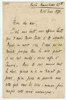 Lettera di  CHAVANNES