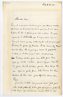 Lettera di  PARMENTIER