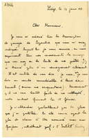 Lettera di  KUGENER