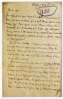 Lettera di  PARMENTIER