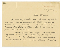 Lettera di  MILLET