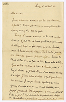 Lettera di  PARMENTIER