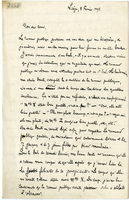 Lettera di  PARMENTIER