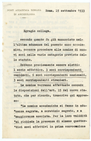 Lettera di  ROMANELLI