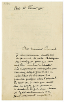 Lettera di  BLOCHET