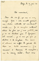 Lettera di  KUGENER