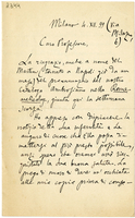 Lettera di  BASSI