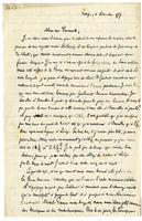 Lettera di  PARMENTIER