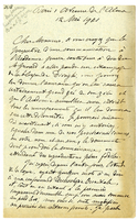 Lettera di  CLERMONT-GANNEAU