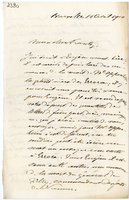 Lettera di  CUMONT