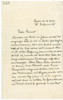 Lettera di  MUNZER