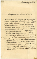 Lettera di  REITZENSTEIN