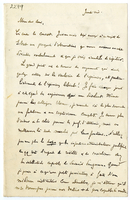 Lettera di  PARMENTIER