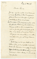 Lettera di  PARMENTIER