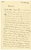 Lettera di  PARMENTIER