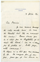 Lettera di  MUNRO