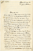 Lettera di  DUVAU