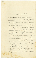 Lettera di  COLINET