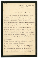 Lettera di  GINDORFF