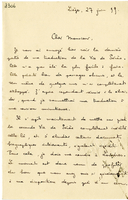 Lettera di  KUGENER