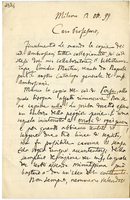 Lettera di  BASSI