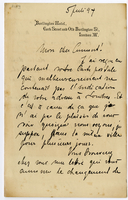 Lettera di  GRONAU