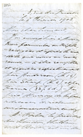 Lettera di  VAN BRANTEGHEM