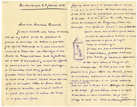 Lettera di  GINDORFF