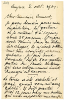 Lettera di  GAUDIN