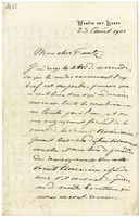 Lettera di  CUMONT