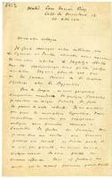 Lettera di  MILLET