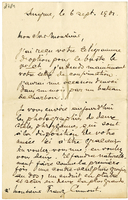 Lettera di  GAUDIN