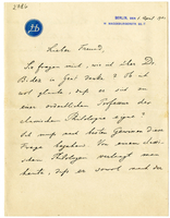 Lettera di  DIELS