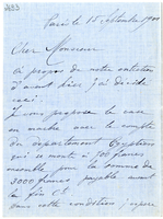 Lettera di  TRIANTAPHYLLOS