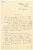 Lettera di  HAUSSOULLIER