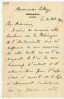 Lettera di  BUTLER