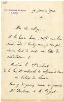 Lettera di  LAFAYE