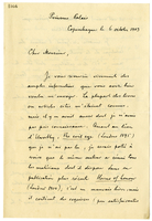 Lettera di  BLINKENBERG