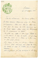 Lettera di  HARTWIG