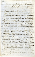 Lettera di  VAN BRANTEGHEM