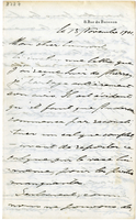 Lettera di  VAN BRANTEGHEM