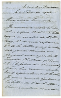 Lettera di  VAN BRANTEGHEM