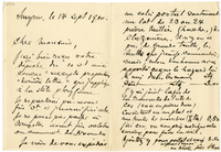 Lettera di  GAUDIN